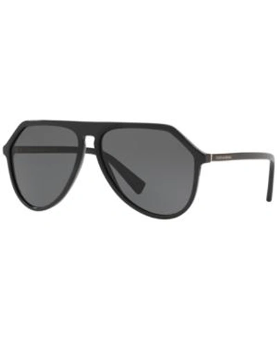 Shop Dolce & Gabbana Sunglasses, Dg4341 59 In Black / Grey
