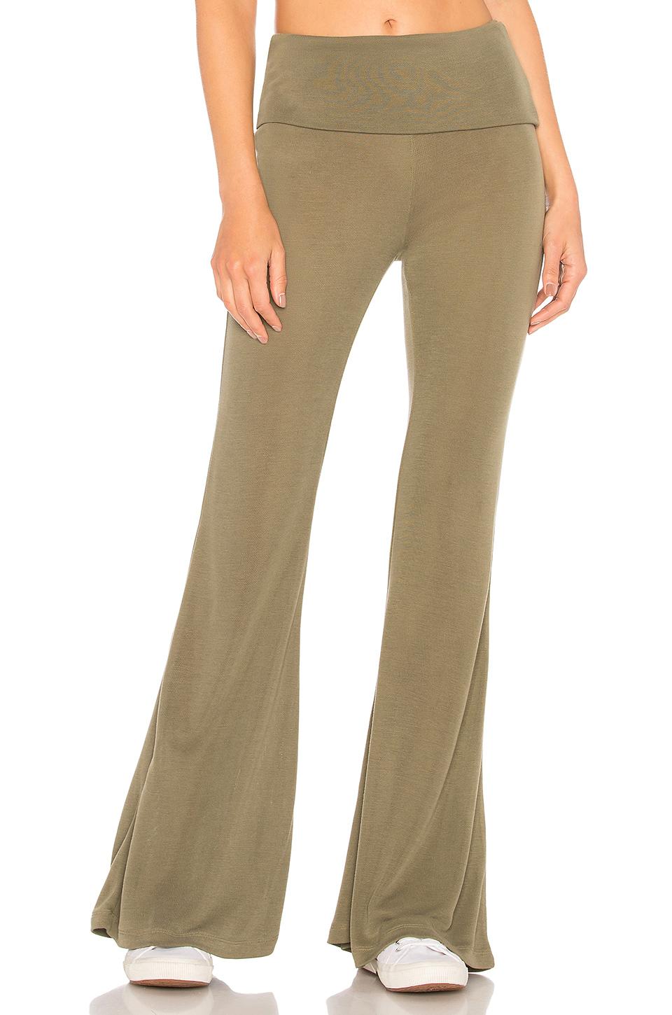 Free People Movement Division Flare Pant In Olive | ModeSens