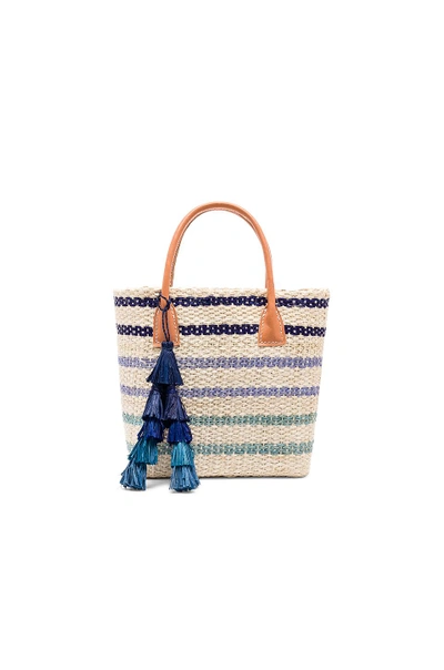 Shop Hat Attack Small Provence Tote In Blue