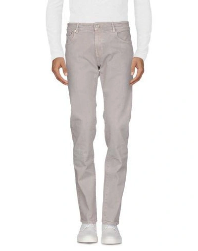 Shop Pt05 Denim Pants In Light Grey