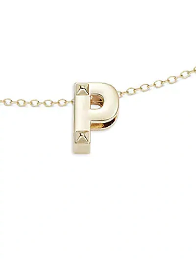 Shop Red Valentino Signature P Charm In Gold