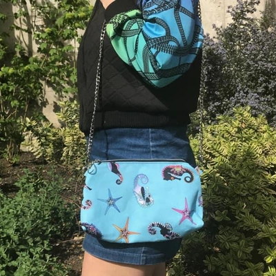 Tramp In Disguise Women's Blue Cliona Shoulder/clutch Bag