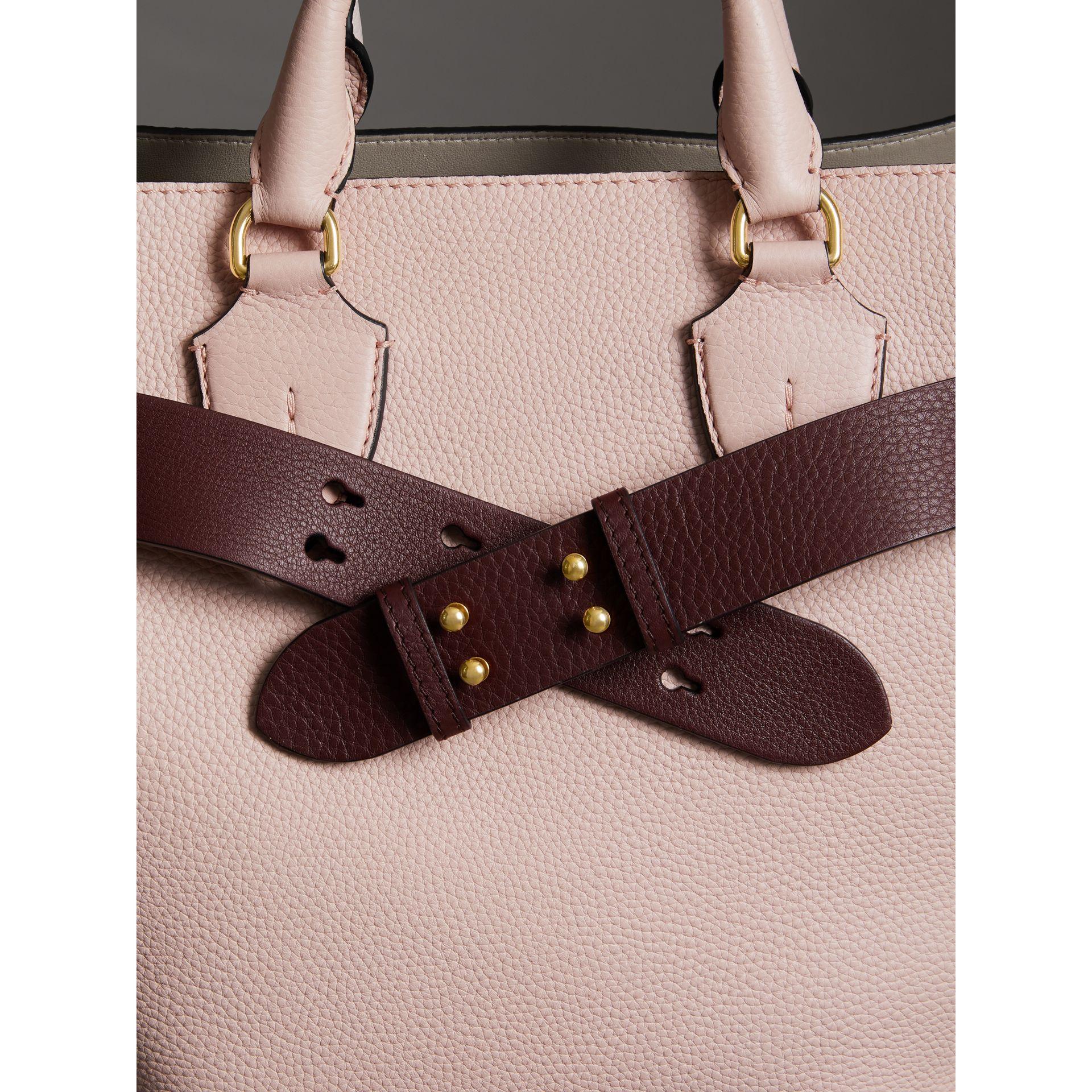 Burberry The Medium Belt Bag Grainy Leather Belt In Deep Claret ModeSens