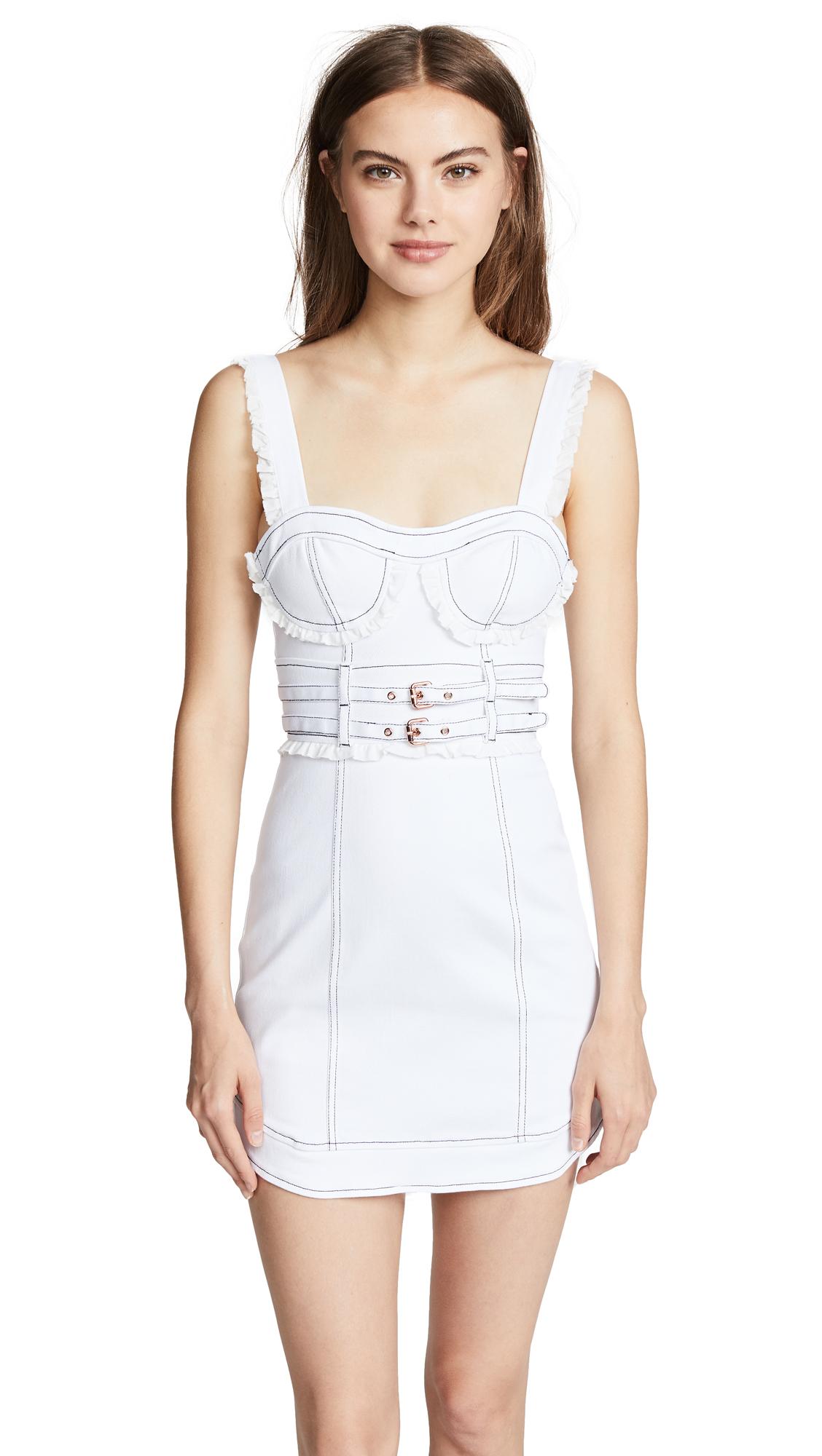 daria denim mini dress