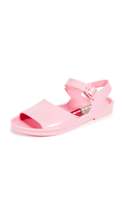 Shop Kenzo Chiba Jelly Sandals In Flamingo Pink