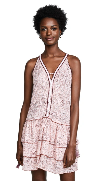 Shop Poupette St Barth Betty Mini Dress In Pink Joy