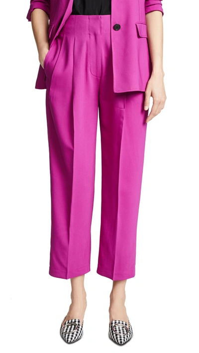 Shop 3.1 Phillip Lim / フィリップ リム Pleated Trousers In Fuschia