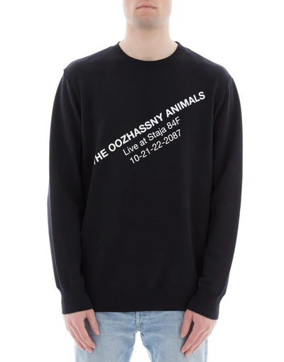 Shop Undercover Black Cotton Sweater