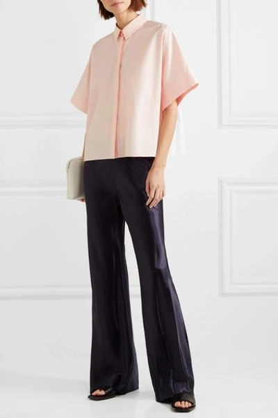 Shop Jil Sander Cotton-poplin Shirt In Pink