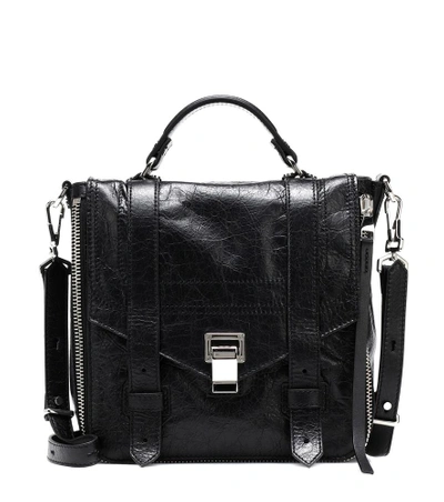 Shop Proenza Schouler Ps1+ Leather Backpack In Black