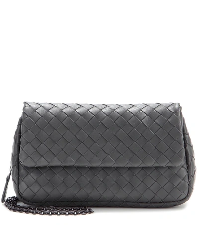 Shop Bottega Veneta Intrecciato Leather Shoulder Bag