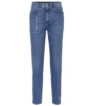 Shop Stella Mccartney High-waisted Jeans In Blue
