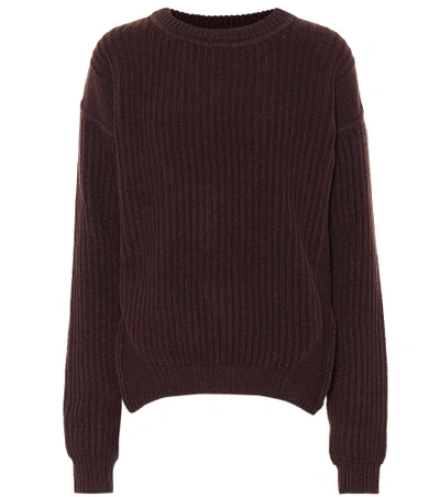 Shop Rick Owens Wool Sweater In Purple