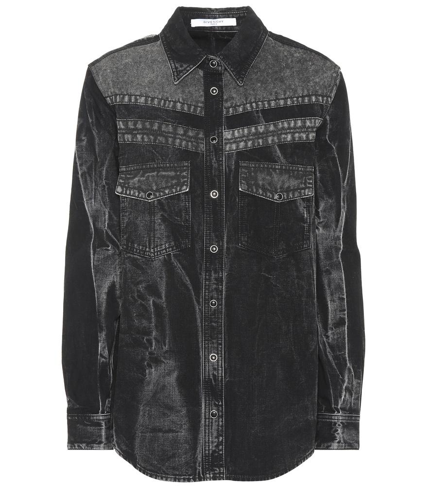 givenchy denim shirt
