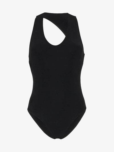 Shop Araks Ren Sleeveless Backless Swimsuit In Black