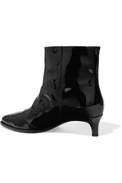 Shop 3.1 Phillip Lim / フィリップ リム Agatha Patent-leather Ankle Boots In Black