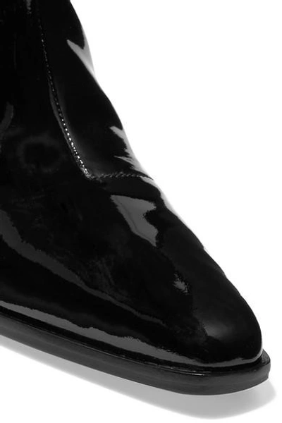 Shop 3.1 Phillip Lim / フィリップ リム Agatha Patent-leather Ankle Boots In Black