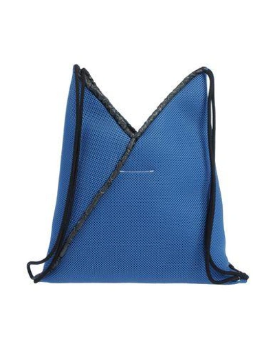 Shop Mm6 Maison Margiela Backpack & Fanny Pack In Blue