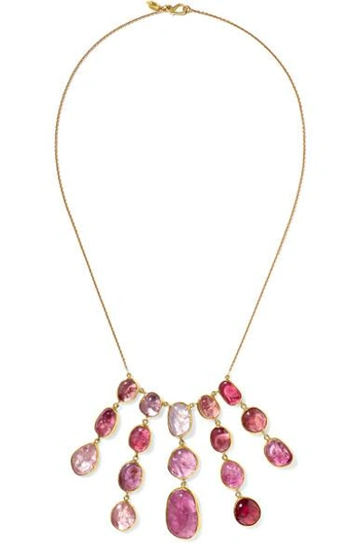 Shop Pippa Small 18-karat Gold Spinel Necklace