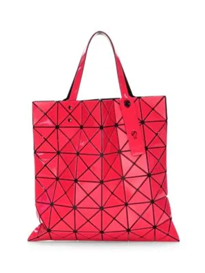 Shop Bao Bao Issey Miyake Lucent Two-tone Tote In Dark Blue