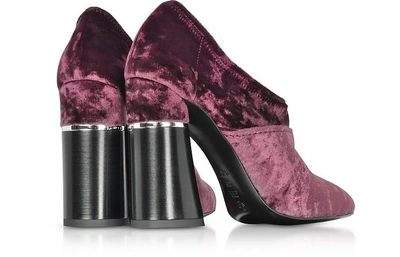 Shop 3.1 Phillip Lim / フィリップ リム Shoes Kyoto Syrah Velvet High Heel Pumps In Purple