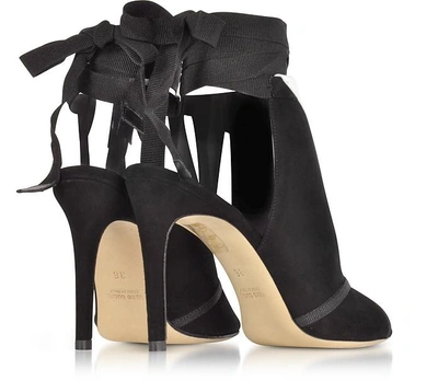 Shop Olgana Paris Shoes La Jolie Black Suede High Heel Pump