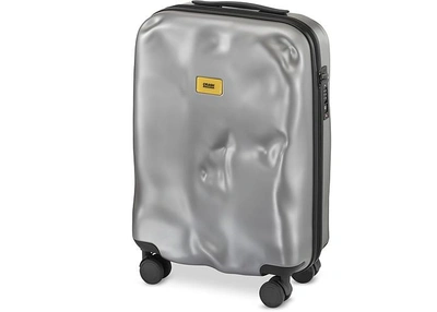 Shop Crash Baggage Travel Bags Icon Carry-on Trolley In Silver