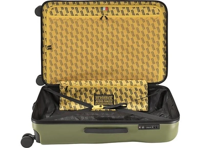 Shop Crash Baggage Travel Bags Icon Large Trolley In Olive Green