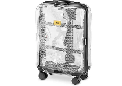 Shop Crash Baggage Travel Bags Share Carry-on Trolley In Transparent