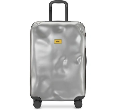 Shop Crash Baggage Travel Bags Icon Medium Trolley In Silver