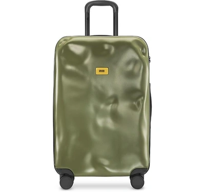 Shop Crash Baggage Travel Bags Icon Medium Trolley In Olive Green