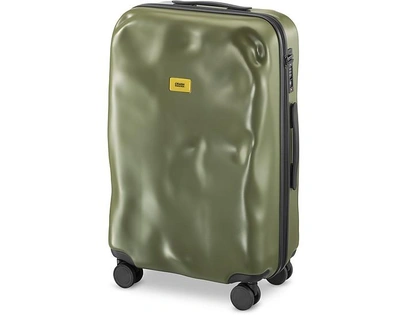 Shop Crash Baggage Travel Bags Icon Medium Trolley In Olive Green