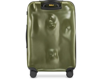 Shop Crash Baggage Travel Bags Icon Medium Trolley In Olive Green