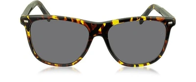 Shop Gucci Designer Sunglasses Ez0009 54a Yellow And Brown Acetate Men's Sunglasses In Jaune-marron / Noir