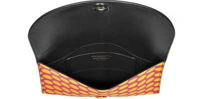 Shop Alessandro Enriquez Designer Handbags Miracle Pop Amore Leather Clutch In Noir