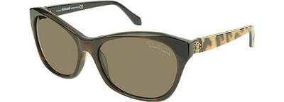 Shop Roberto Cavalli Designer Sunglasses Asdu 730s 52f Havana Leopard Brown Sunglasses In Havane Foncé/marron Léopard