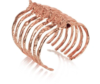 Shop Bjorg Designer Bracelets After Eden Spine Cuff In Rose