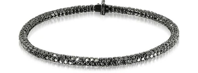 Shop Christian Koban Designer Bracelets Clou Black Diamond Bracelet In Noir