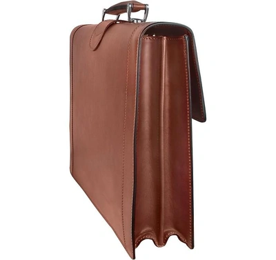 Shop Pineider Briefcases Power Elegance In Brown