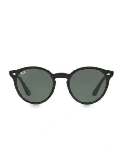 Shop Ray Ban Rb4380 61mm Blaze Round Sunglasses In Black