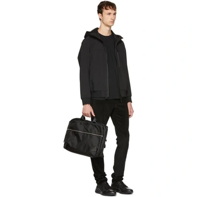 Shop Master-piece Co 黑色可转换 3 种背法公文包背包 In Black
