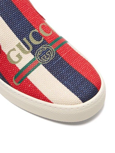 Gucci Gucci Logo Sylvie slip-on Sneakers - Farfetch