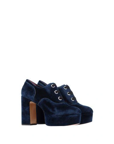 Shop Marc Jacobs Lace-up Shoes In Dark Blue