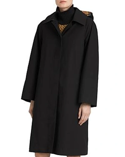 Shop Burberry Richmond Raincoat In Black