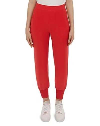 Shop Ted Baker Neena Crepe Jogger Pants In Bright Red