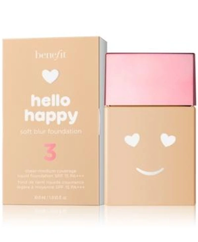 Shop Benefit Cosmetics Hello Happy Soft Blur Foundation In Shade 3 - Light Neutral
