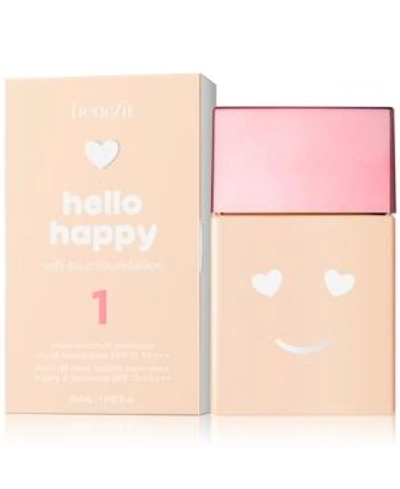 Shop Benefit Cosmetics Hello Happy Soft Blur Foundation In Shade 1 - Fair Cool