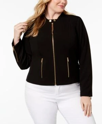 Calvin klein lux on sale jacket with zip