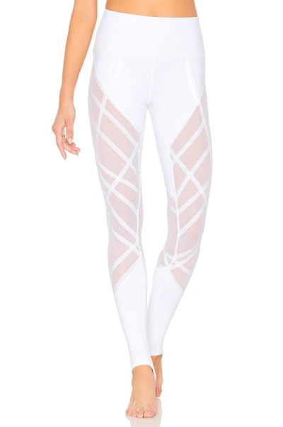 Shop Alo Yoga High Waist Wrapped Stirrup Legging In White
