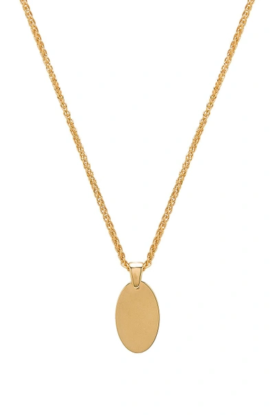 Shop Amber Sceats Olly Necklace In Metallic Gold